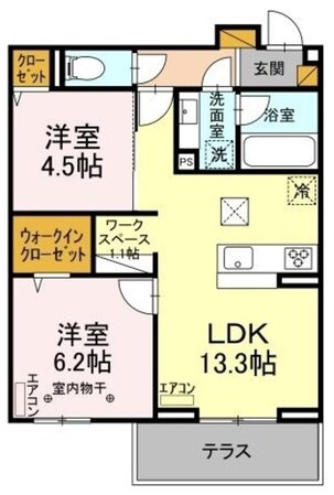 コンフォルトの物件間取画像